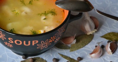 Суп из индейки с картошкой