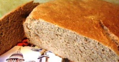Русский классический хлеб из ржаной и пшеничной муки