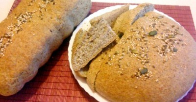 Французский хлеб из ржаной и пшеничной муки