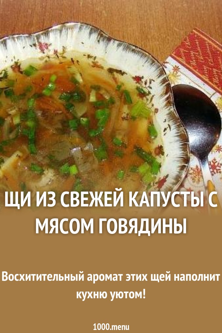 Щи с говядиной Русские Кулинарный сайт Щи с говядиной Русские Кулинарный сайт