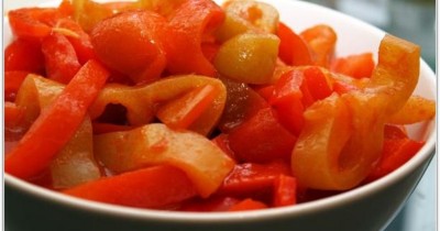 Лечо из болгарского перца с кабачками и томатом на зиму