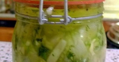 Маринованные кабачки с медом и чесноком