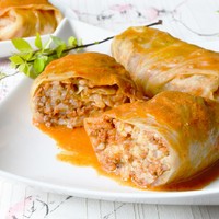 Голубцы с мясом и рисом в духовке рецепт пошагово с Голубцы с мясом и рисом в духовке рецепт пошагово с
