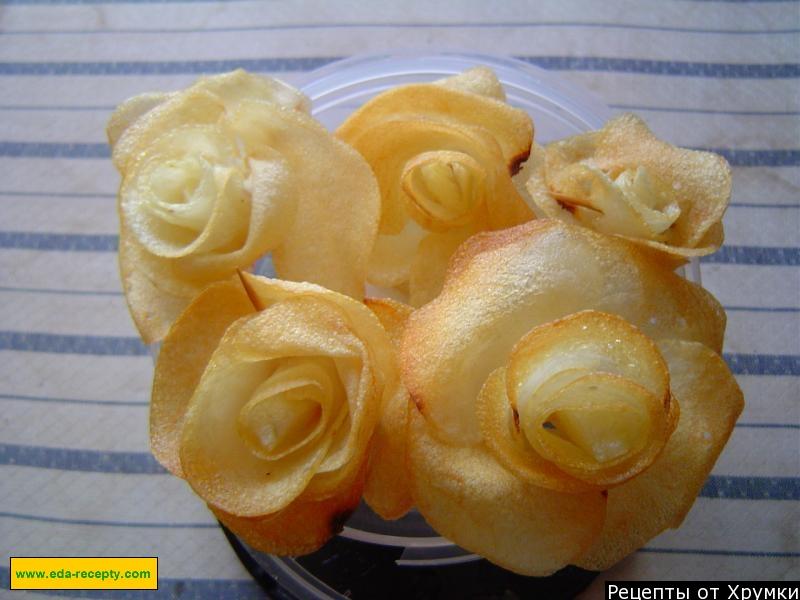 Розы Из Картошки Фото