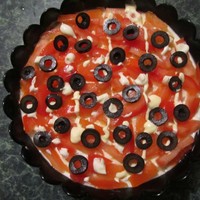 Салат с копченой курицей, помидорами и сыром рецепт с фото Салат с копченой курицей, помидорами и сыром рецепт с фото