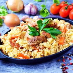 Свинина с рисом