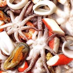 С морепродуктами