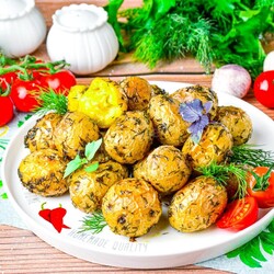 Из молодой картошки