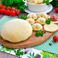 Тесто для пельменей