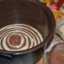 Пирог зебра на сметане рецепт с фото