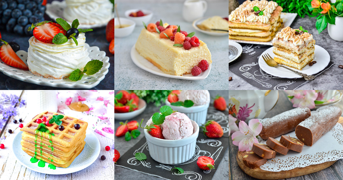 Десерты - 1766 рецептов - 1000.menu