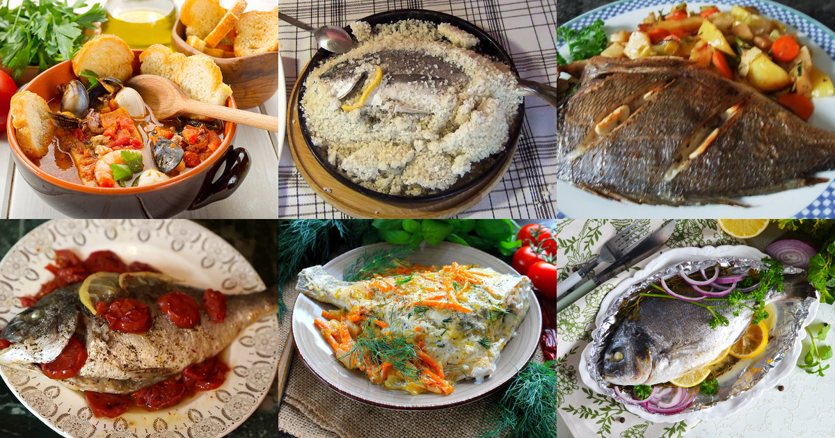 Дорада - 12 рецептов - 1000.menu