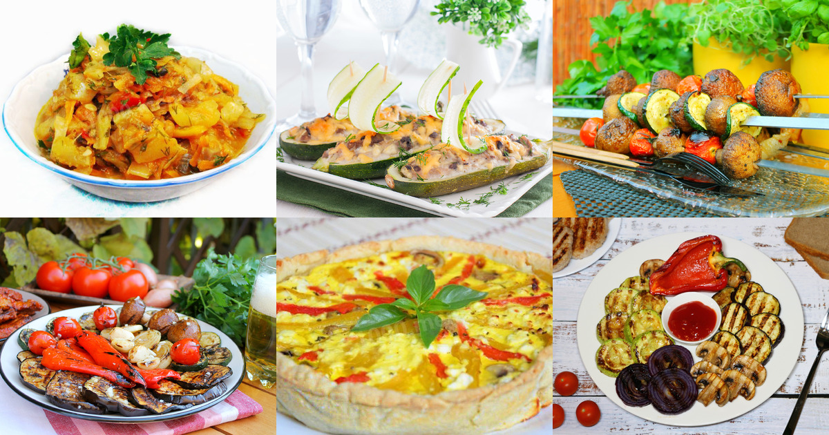 Кабачки с грибами - 47 рецептов приготовления пошагово - 1000.menu