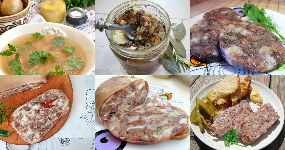 Свиная голова - 8 рецептов приготовления пошагово - 1000.menu