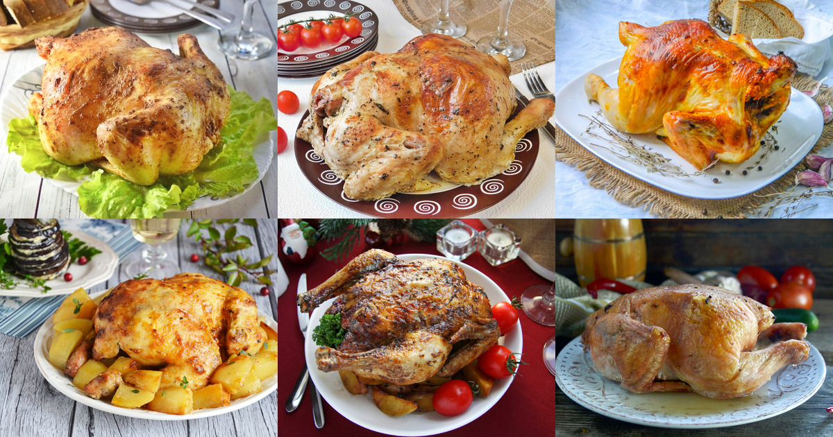 Курица целиком - 39 рецептов приготовления пошагово - 1000.menu