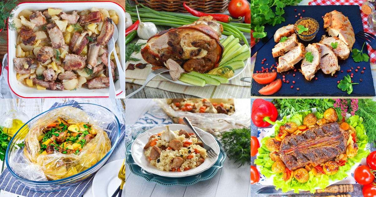 Запеченное мясо в рукаве в духовке: 68 рецептов