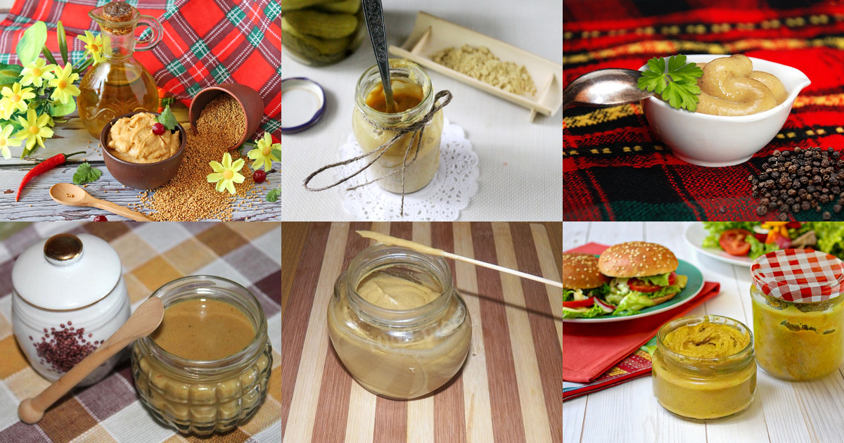 Домашняя горчица из порошка - 9 рецептов - 1000.menu