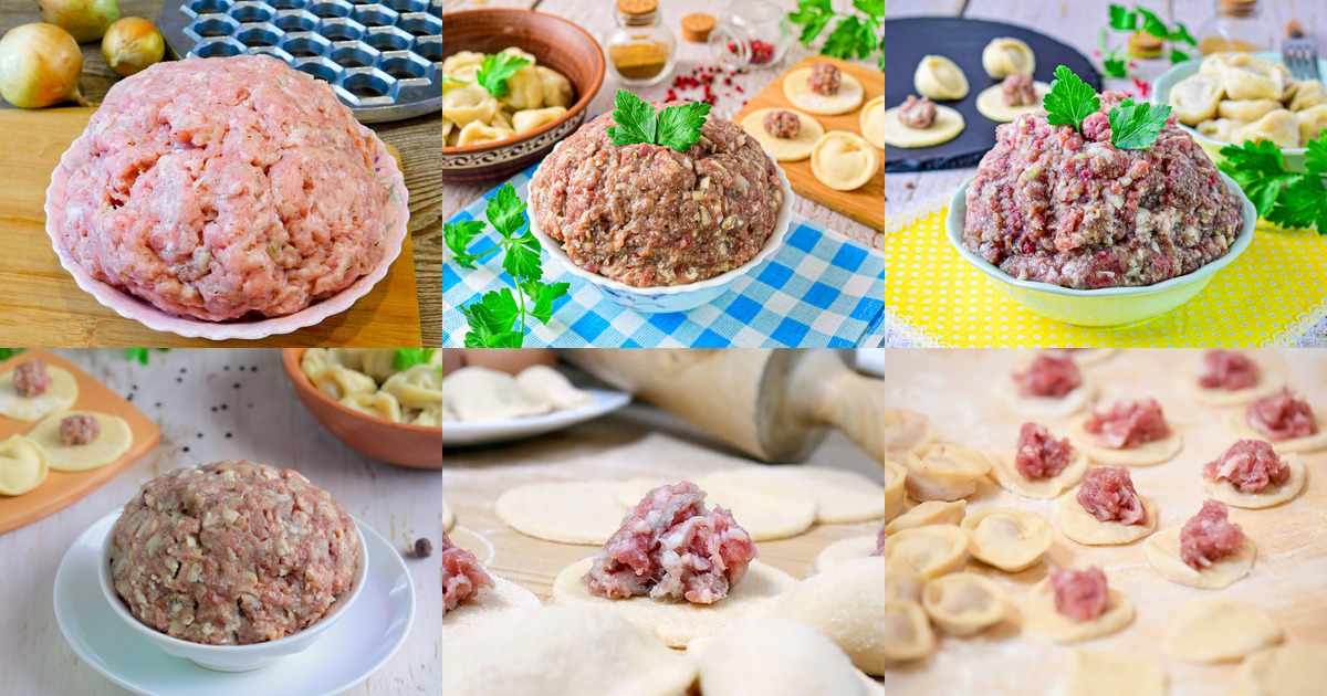 Вкусный фарш для пельменей домашних 7 рецептов