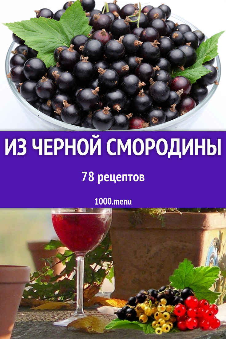 Блюда с черной смородиной - 115 рецептов приготовления пошагово - 1000.menu