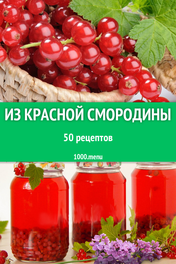 Блюда с красной смородиной - 64 рецепта приготовления пошагово - 1000.menu