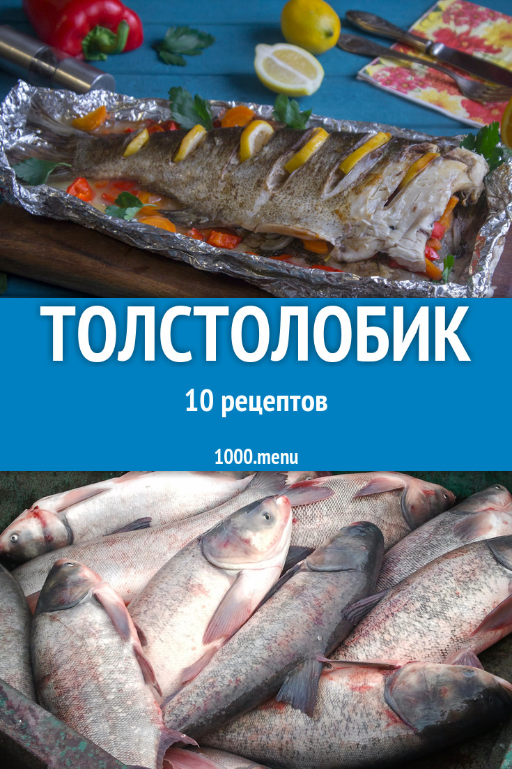 Толстолобик - 14 рецептов приготовления пошагово - 1000.menu