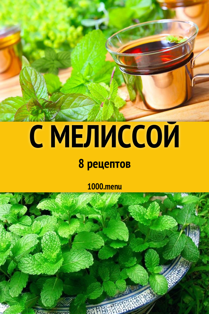 Блюда с мелиссой - 14 рецептов приготовления пошагово - 1000.menu