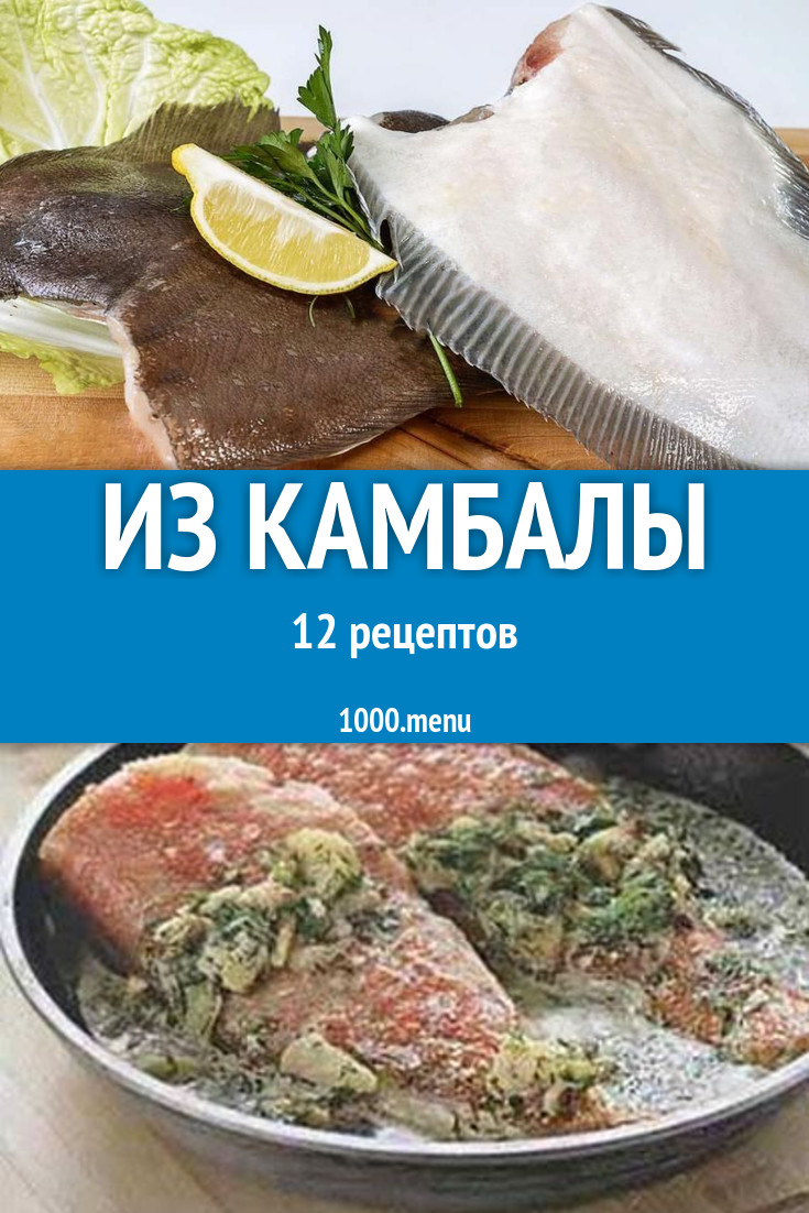 Камбала - 24 рецепта приготовления пошагово - 1000.menu