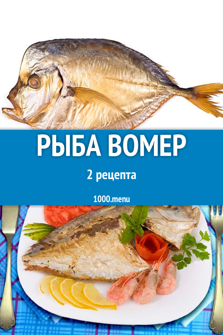 Вомер - 7 рецептов приготовления пошагово - 1000.menu