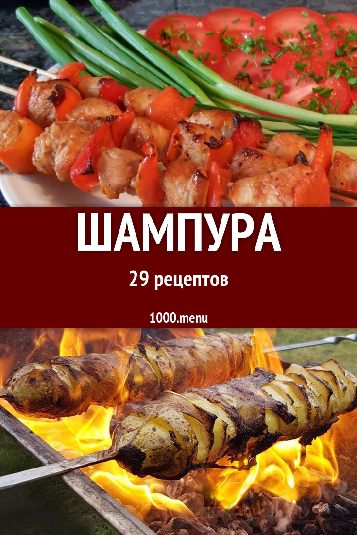 Шампура - 38 рецептов приготовления пошагово - 1000.menu