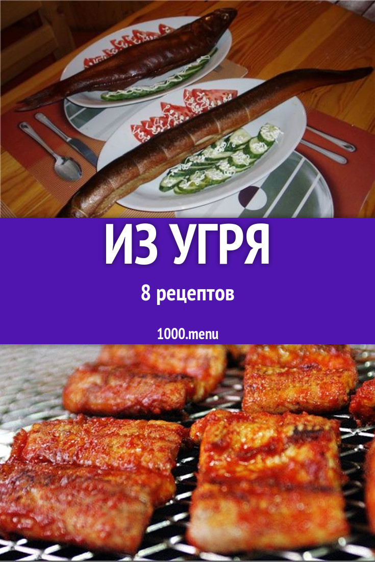 Блюда из угря - 10 рецептов приготовления пошагово - 1000.menu