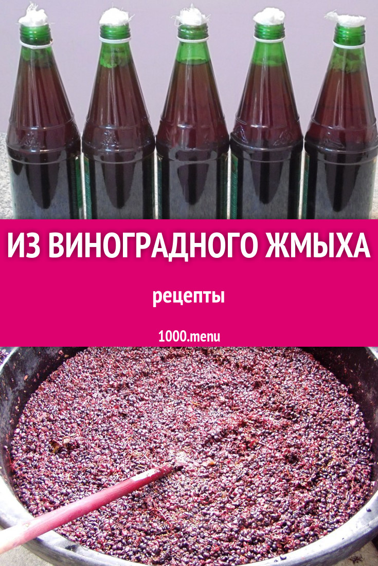 Блюда с виноградным жмыхом - 7 рецептов приготовления пошагово - 1000.menu