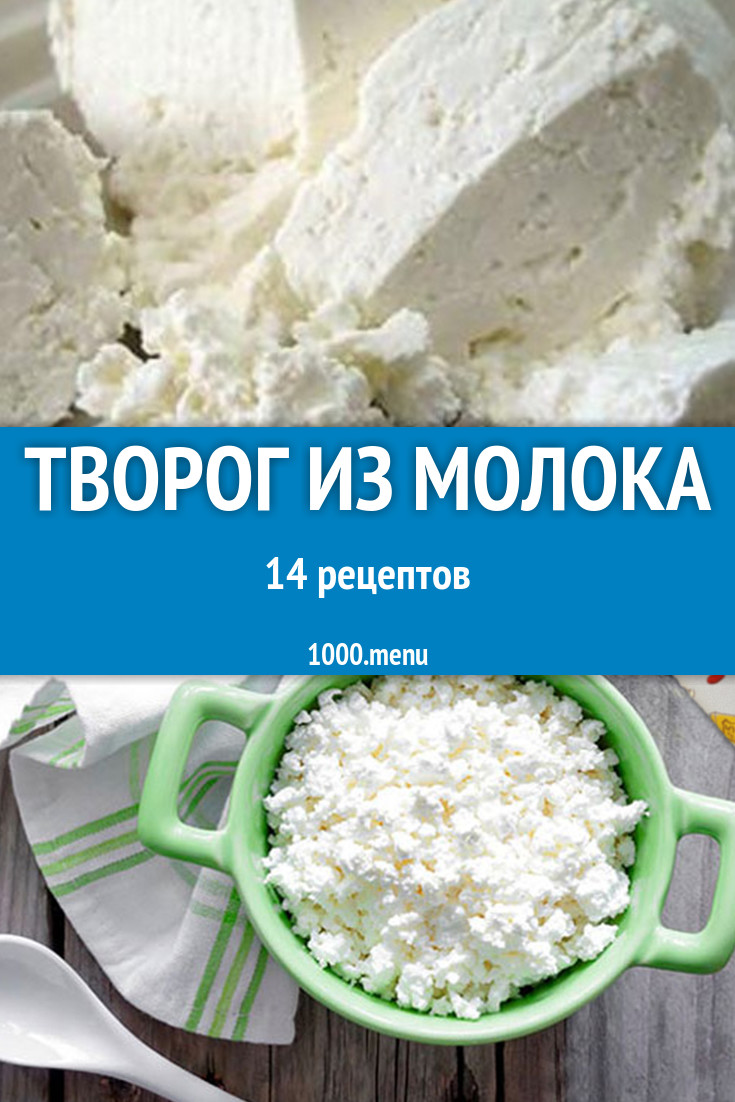 Домашний творог из молока - 17 рецептов - 1000.menu