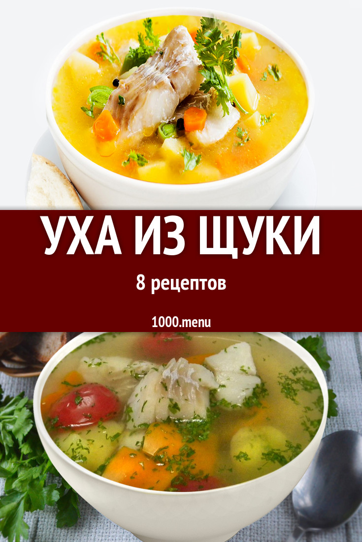 Рыбный суп щучья уха из щуки - 8 рецептов - 1000.menu