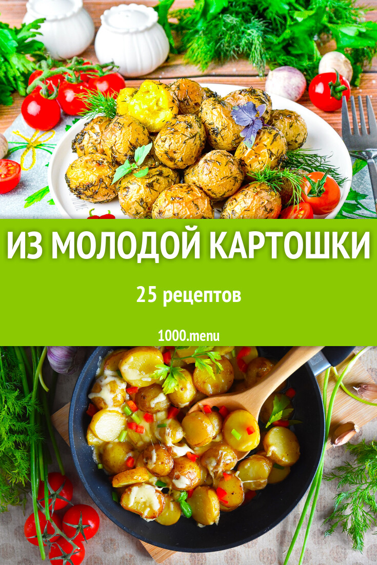 Из молодой картошки - 26 рецептов - 1000.menu