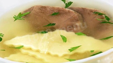 Бешбармак - вкусный суп с бараниной