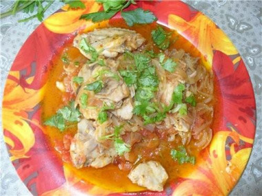 Чхртма суп из курицы