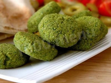 Фалафель, запеченный в духовке