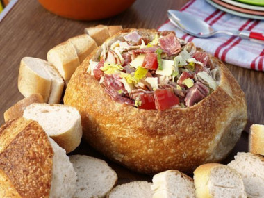 Фаршированные хлебцы