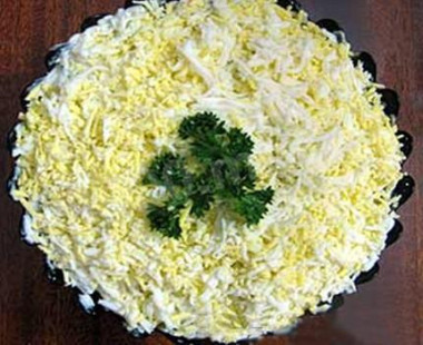 Салат Грибы с черносливом