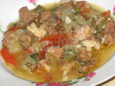 Хашлама из баранины по-армянски