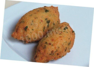 Котлетки из картофеля и соленой трески