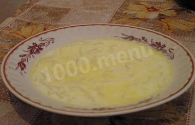 Суп на молоке с вермишелью