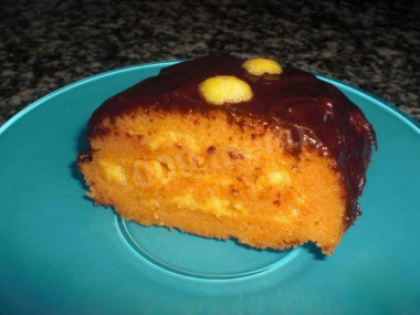 Морковный рулет