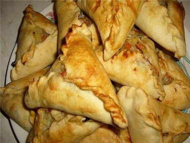 Пирожки с субпродуктами по-казахски несладкие