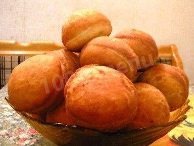 Пончики дрожжевые пышные с начинкой внутри
