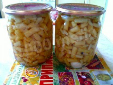 Салат со стручковой фасолью на зиму