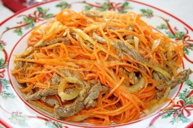 Салат с рыбой Хе