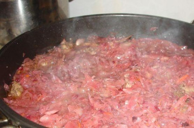 Утка тушеная с квашеной капустой