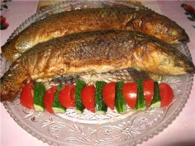Запеченная кефаль
