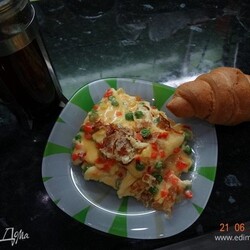 Омлет по-мексикански , пошаговый рецепт на 624 ккал, фото, ингредиенты - Разумный Владислав